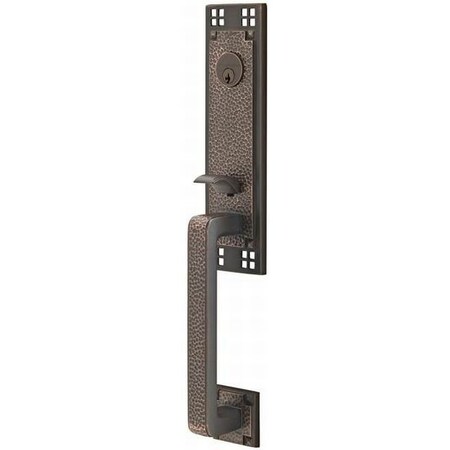 Emtek Oil Rubbed Bronze Handleset 4821HMUS10BLH 4821HMUS10BLH